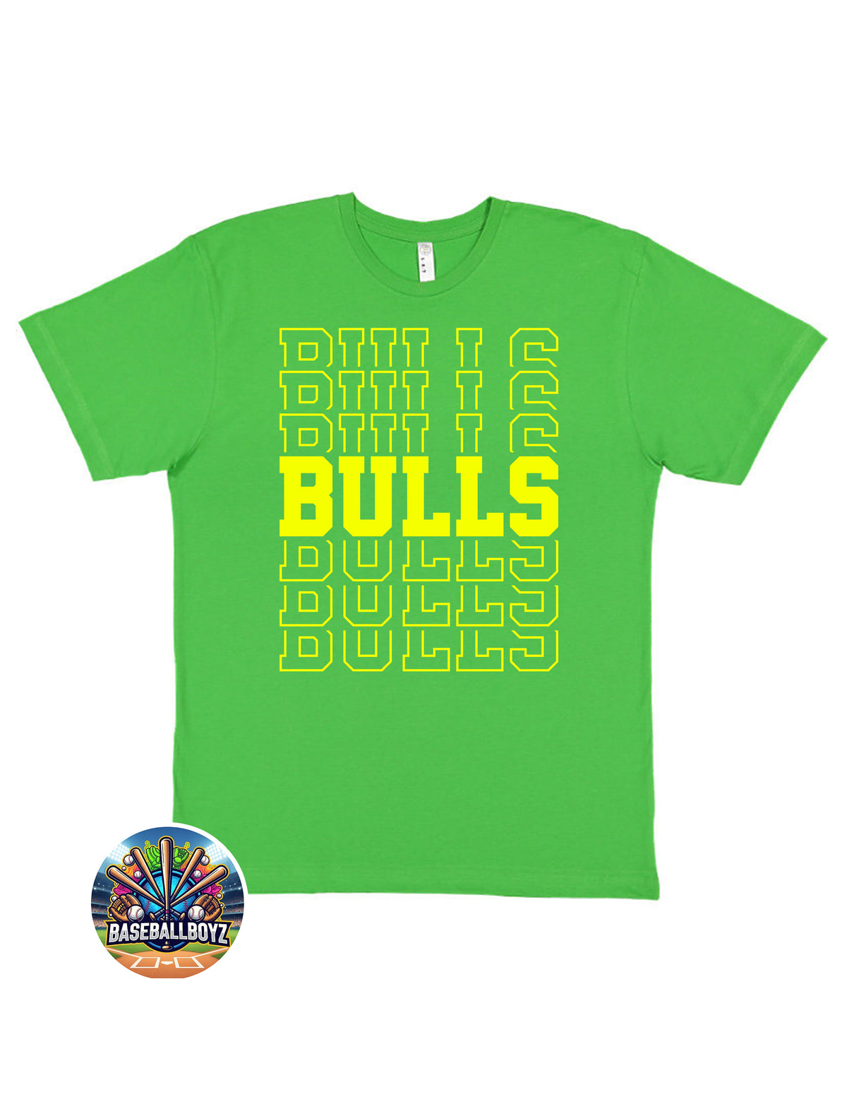 Stacked Bulls Team Graphic T-Shirt