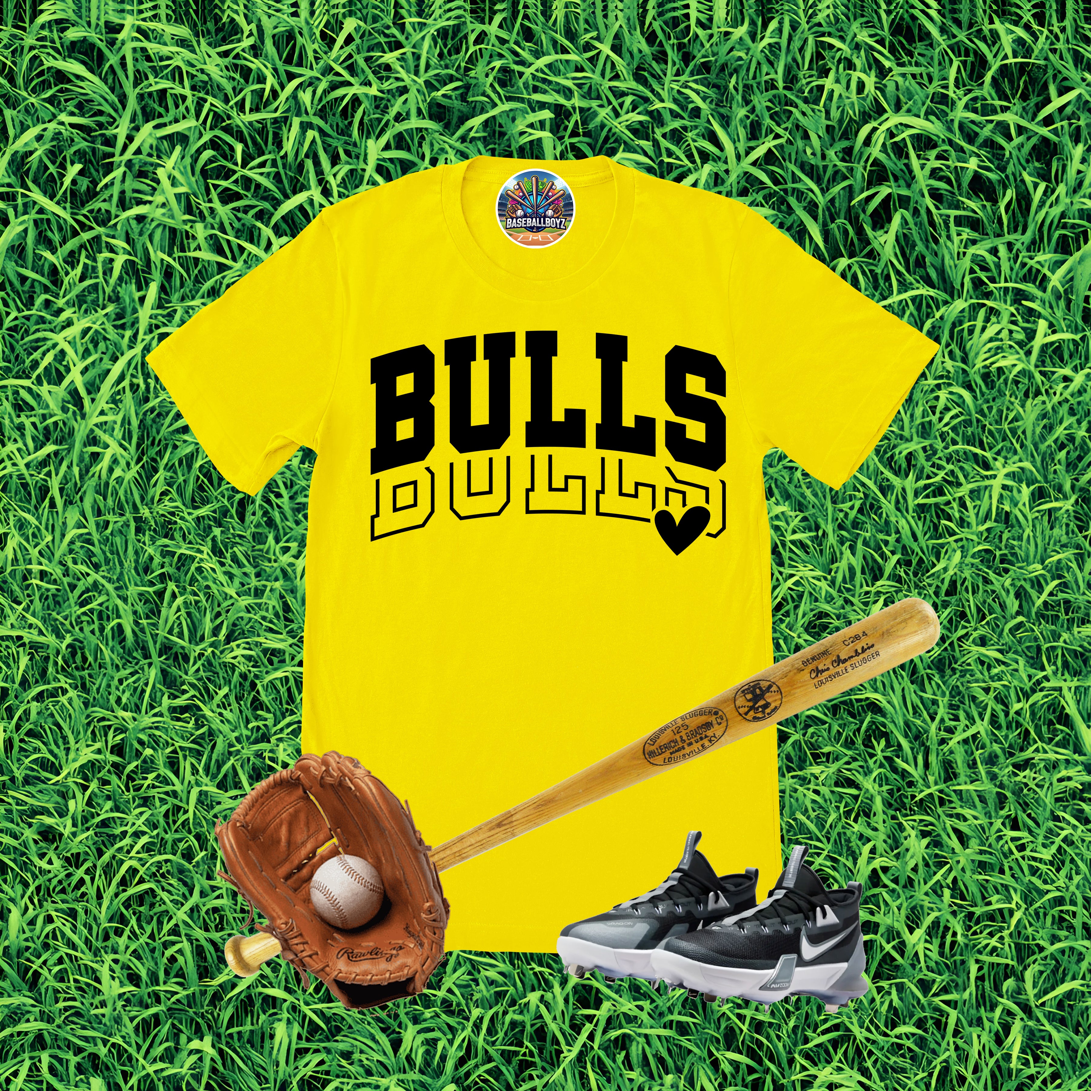 Bulls Love Team Graphic T-Shirt