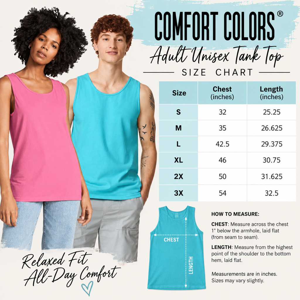 Custom Comfort Colors Adult Unisex Tank Top