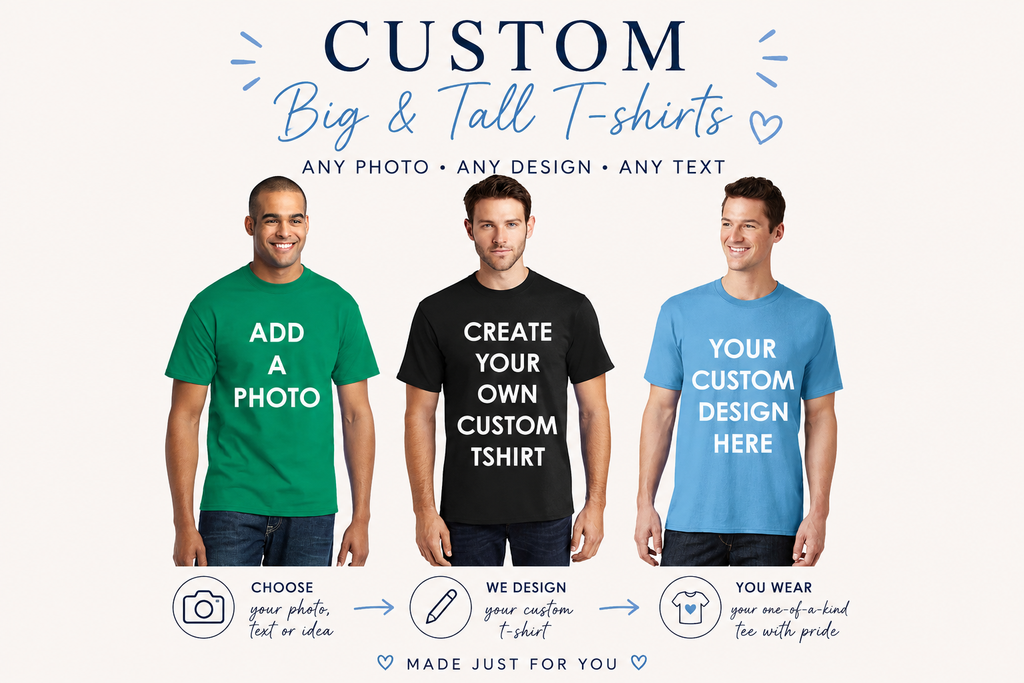 Custom Big & Tall Men's T-Shirt
