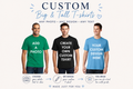 Custom Big & Tall Men's T-Shirt