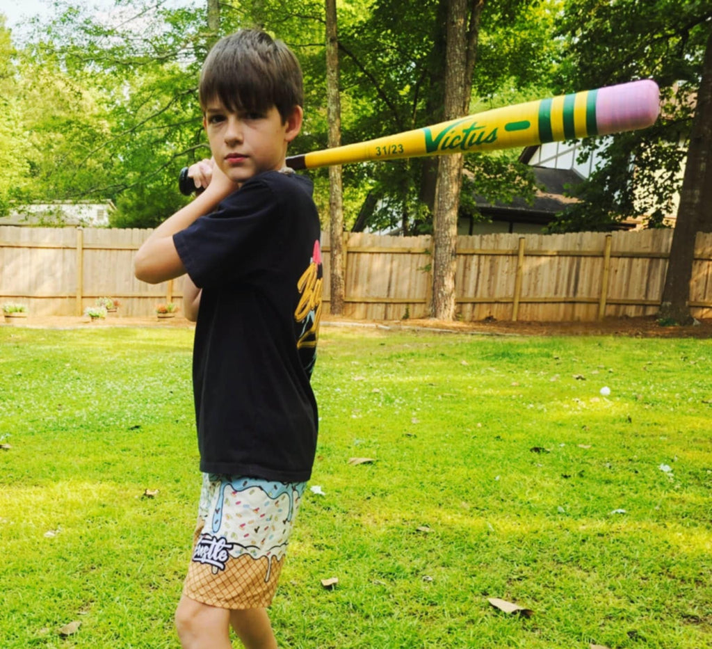 Pencil Taped Plastic Baseball Bat