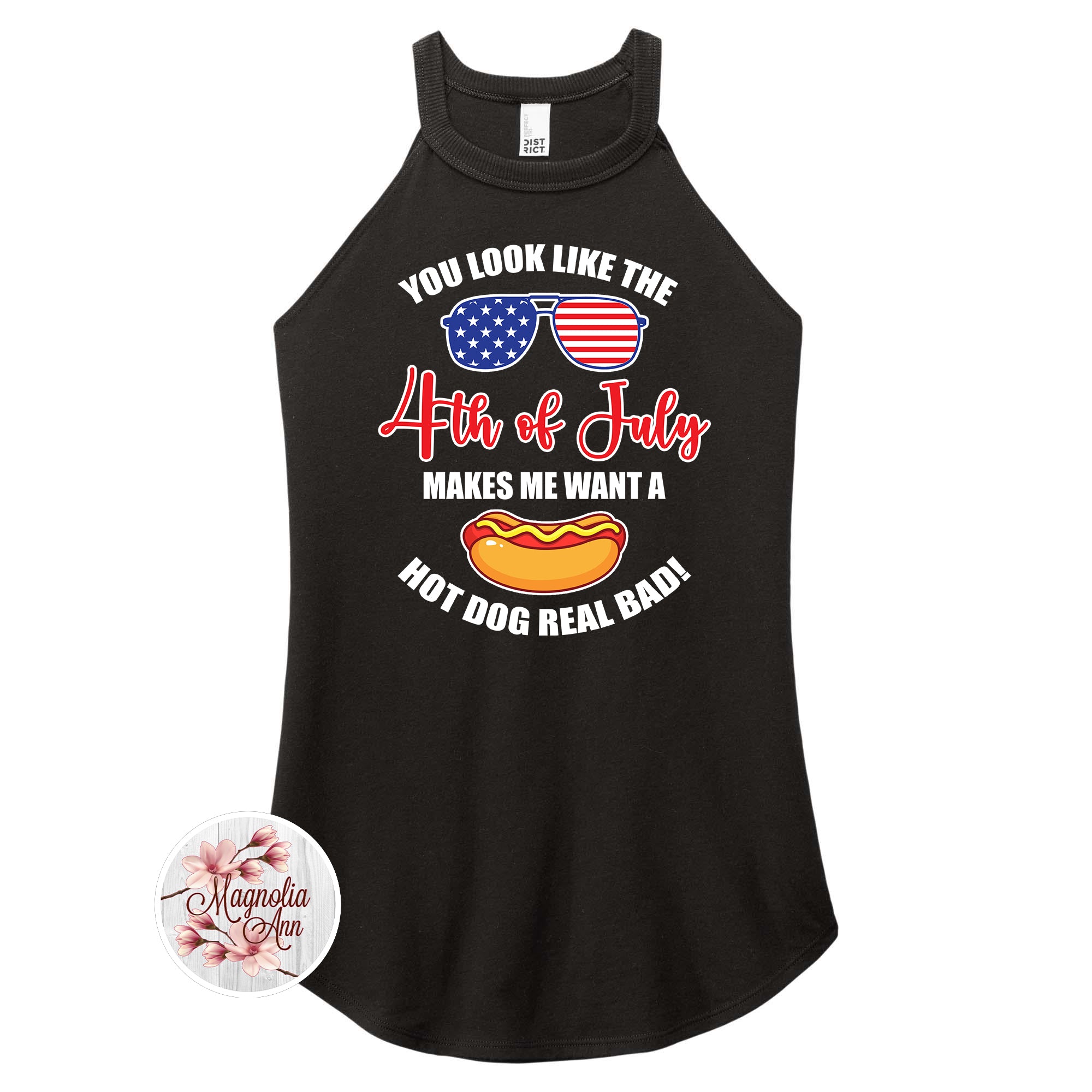 You Look Like The Fourth Of July Rocker Tank Top