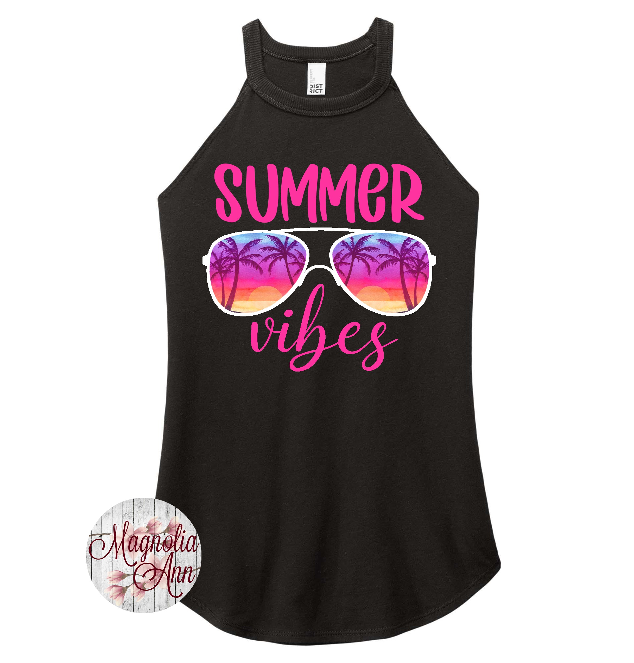Summer Vibes Rocker Tank Top