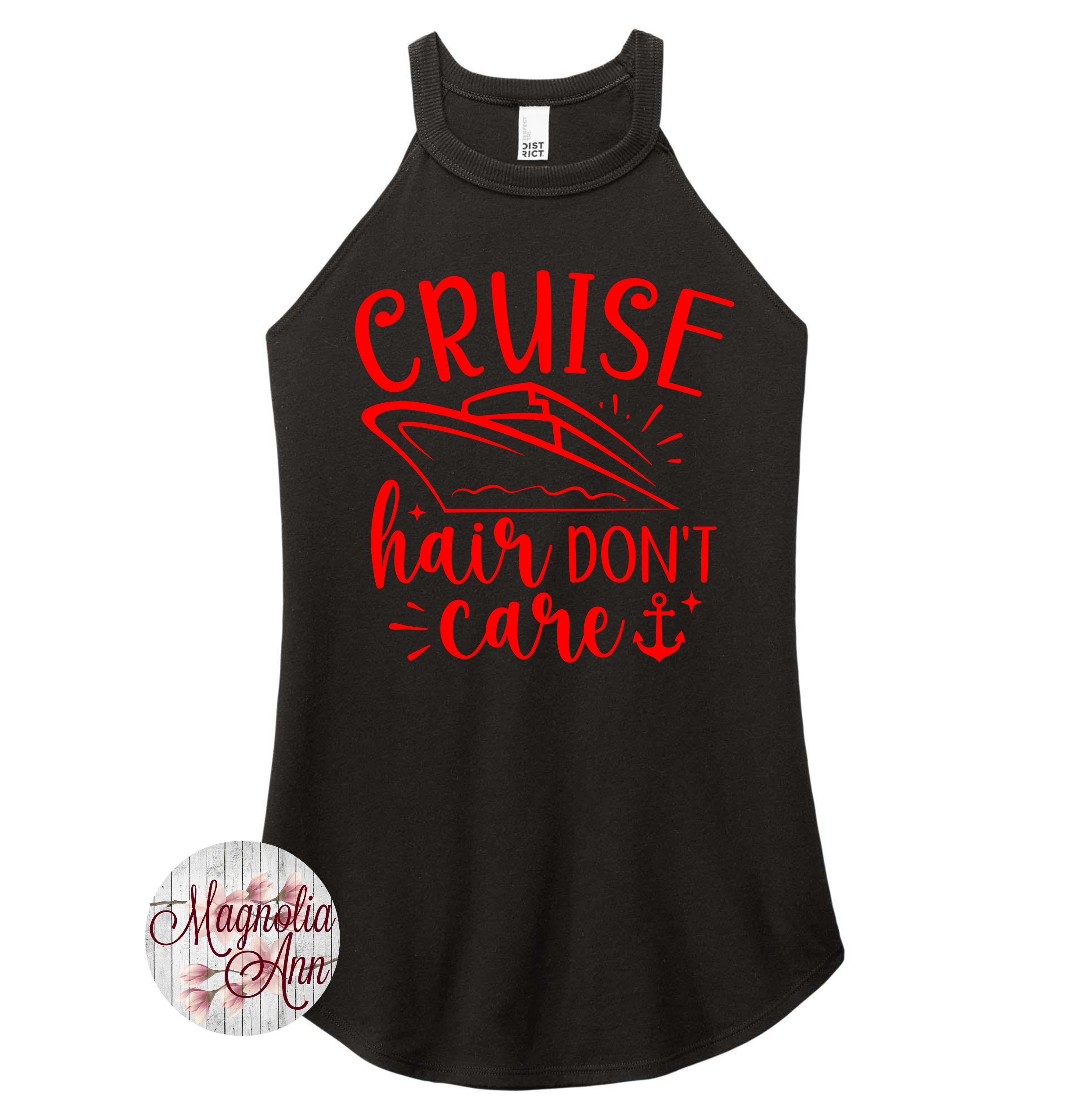 Cruise Hair Don't Care Rocker Tank Top