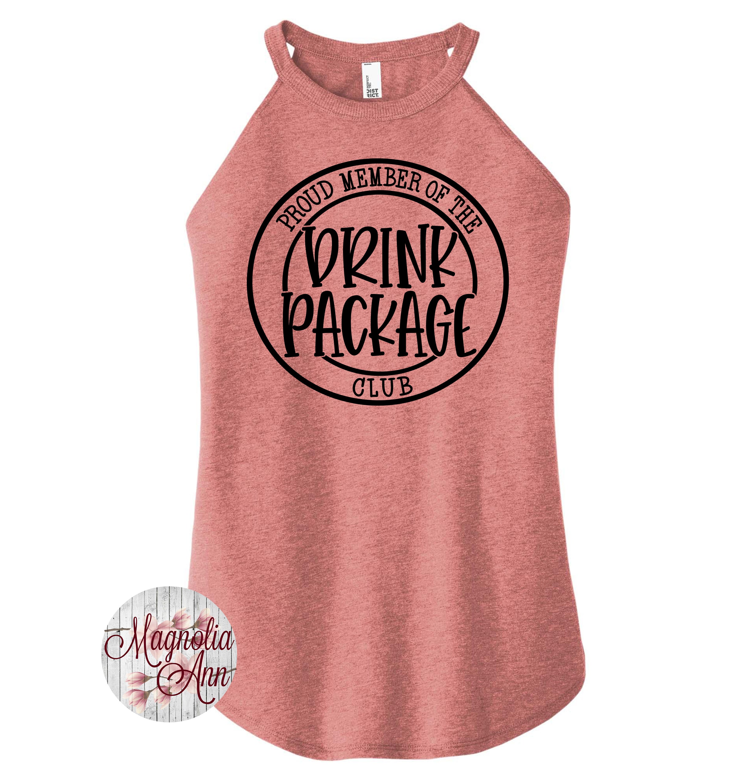 Proud Member of the Drink Package Club Cruise Rocker Tank Top
