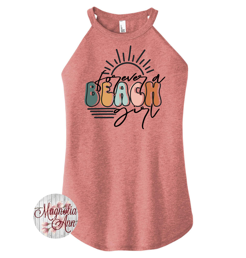 Forever A Beach Girl Rocker Tank Top