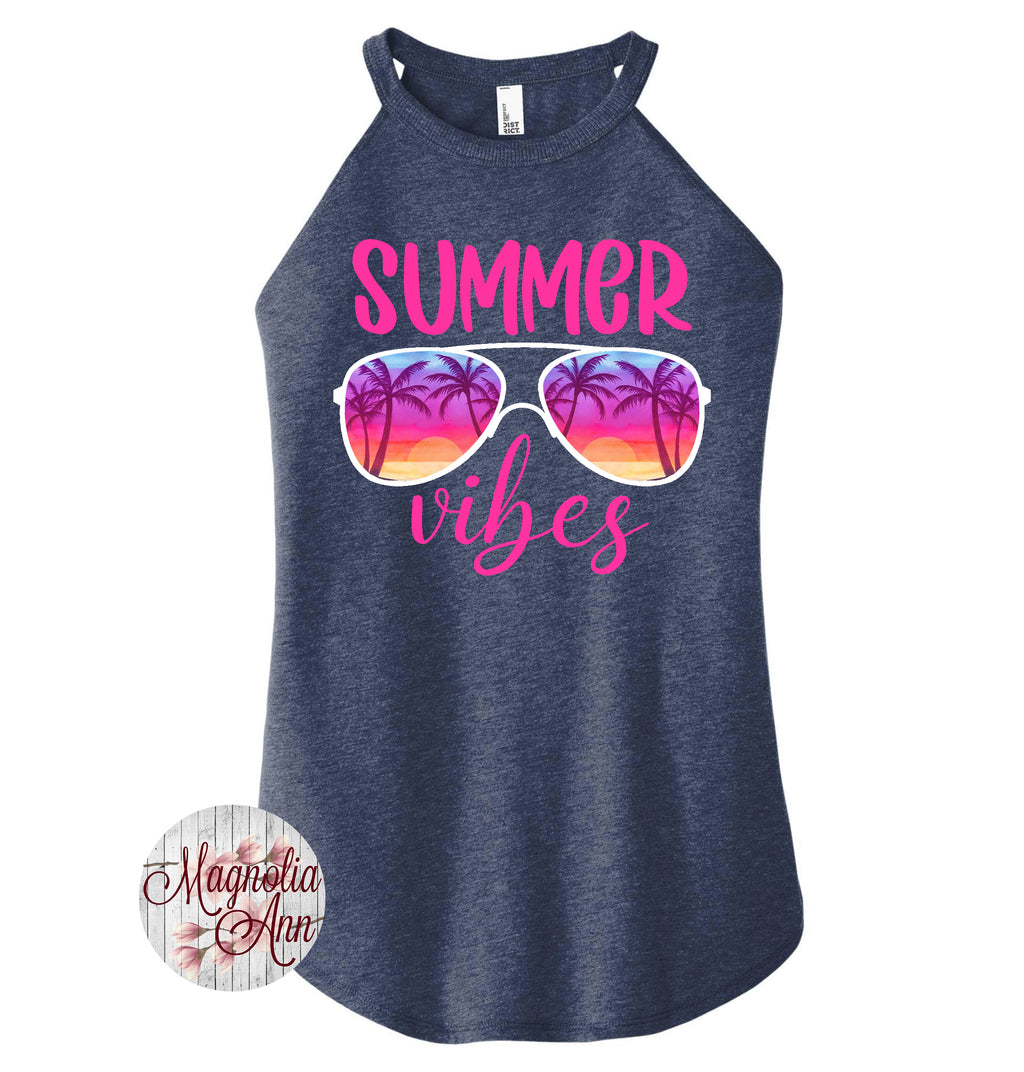 Summer Vibes Rocker Tank Top