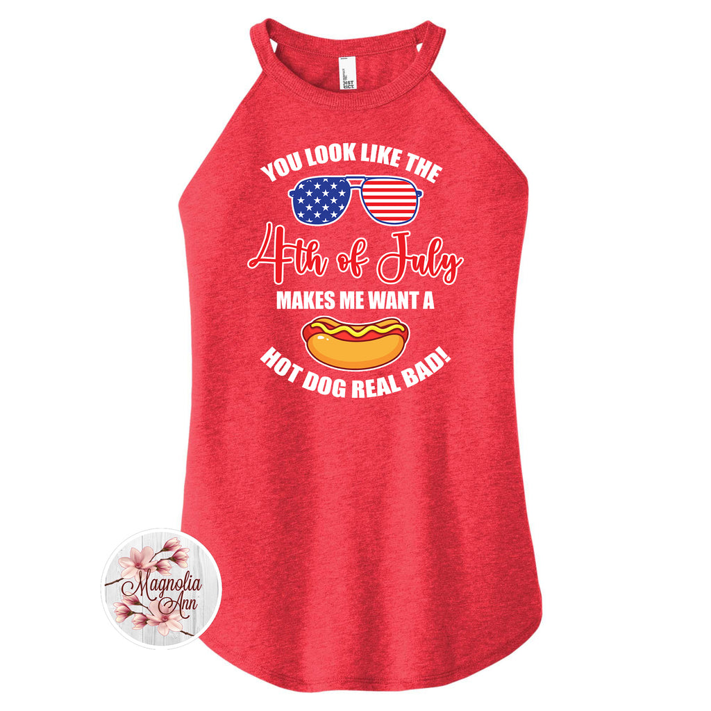 You Look Like The Fourth Of July Rocker Tank Top