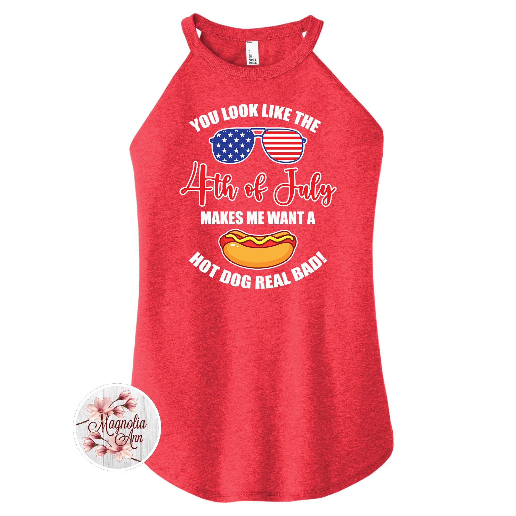 You Look Like The Fourth Of July Rocker Tank Top