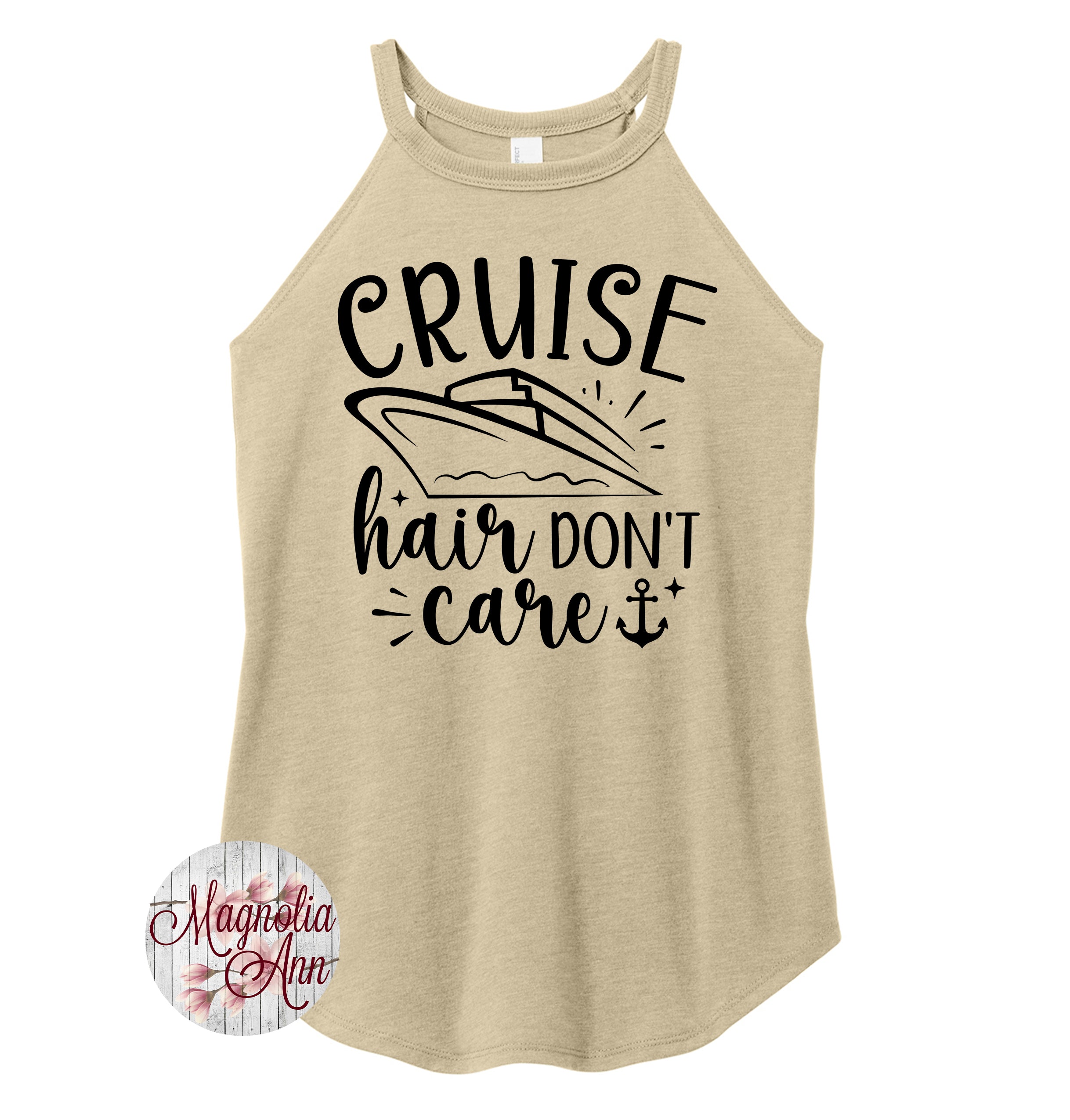 Cruise Hair Don't Care Rocker Tank Top