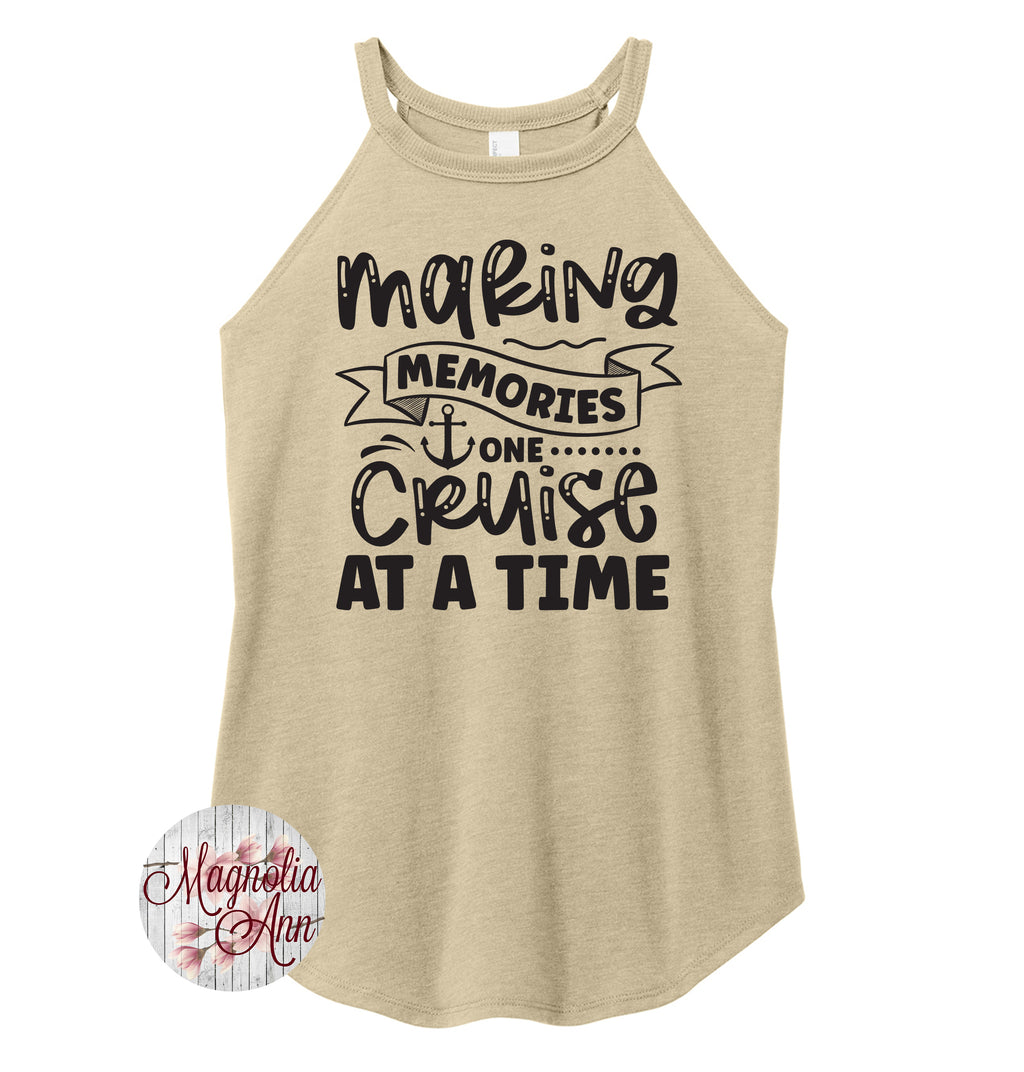 Making Memories One Cruise At A Time Rocker Tank Top