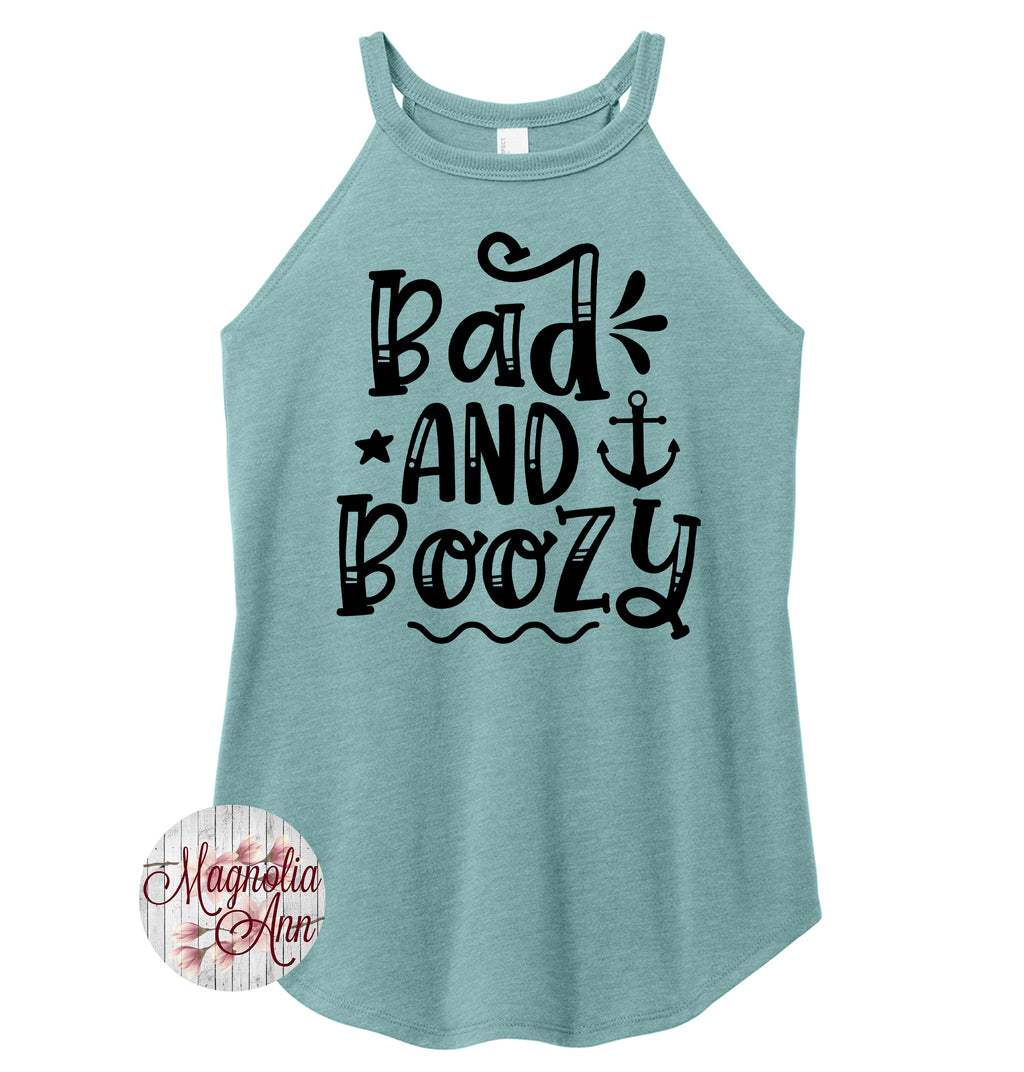 Bad and Boozy Cruise Rocker Tank Top