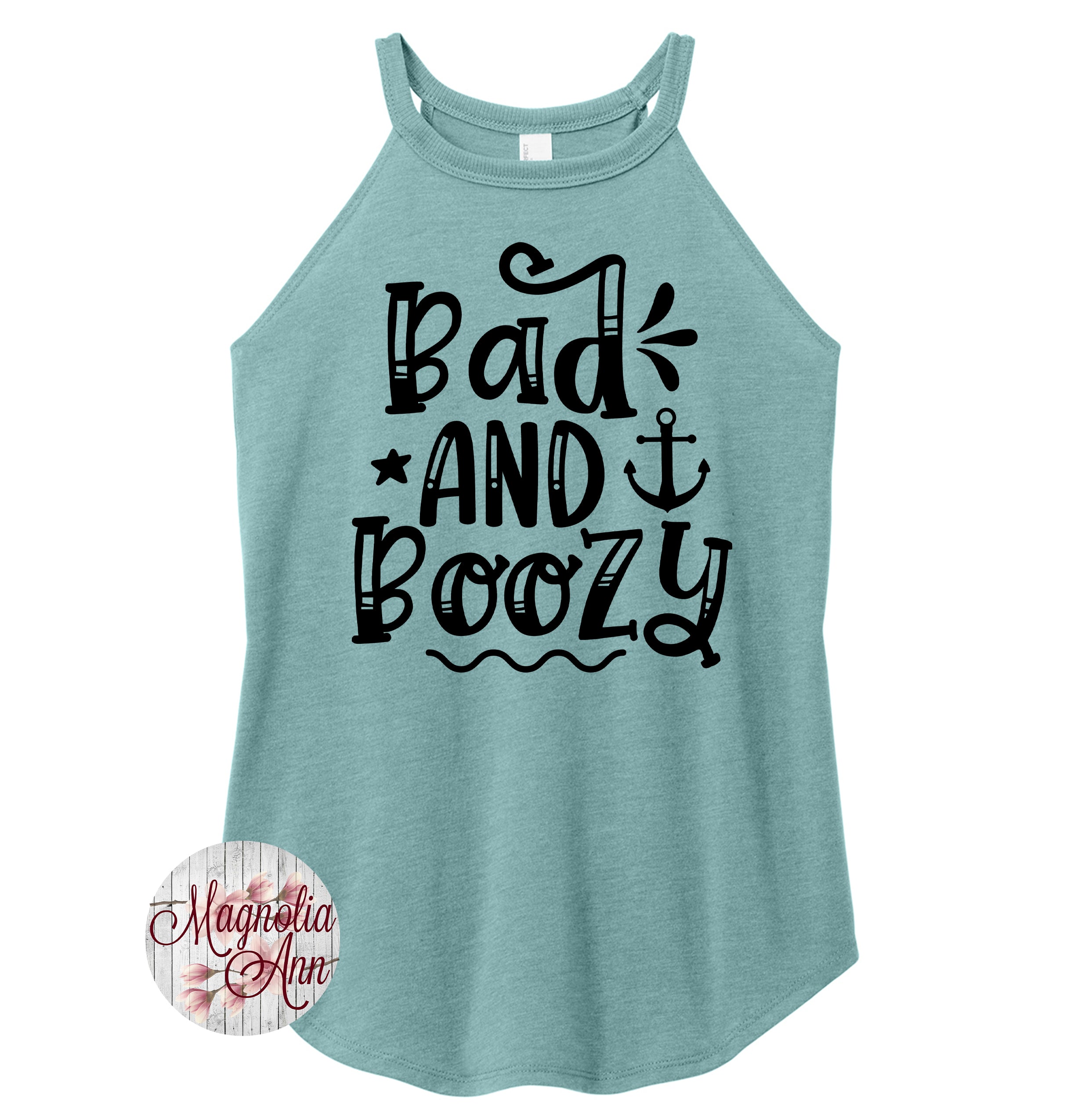 Bad and Boozy Cruise Rocker Tank Top