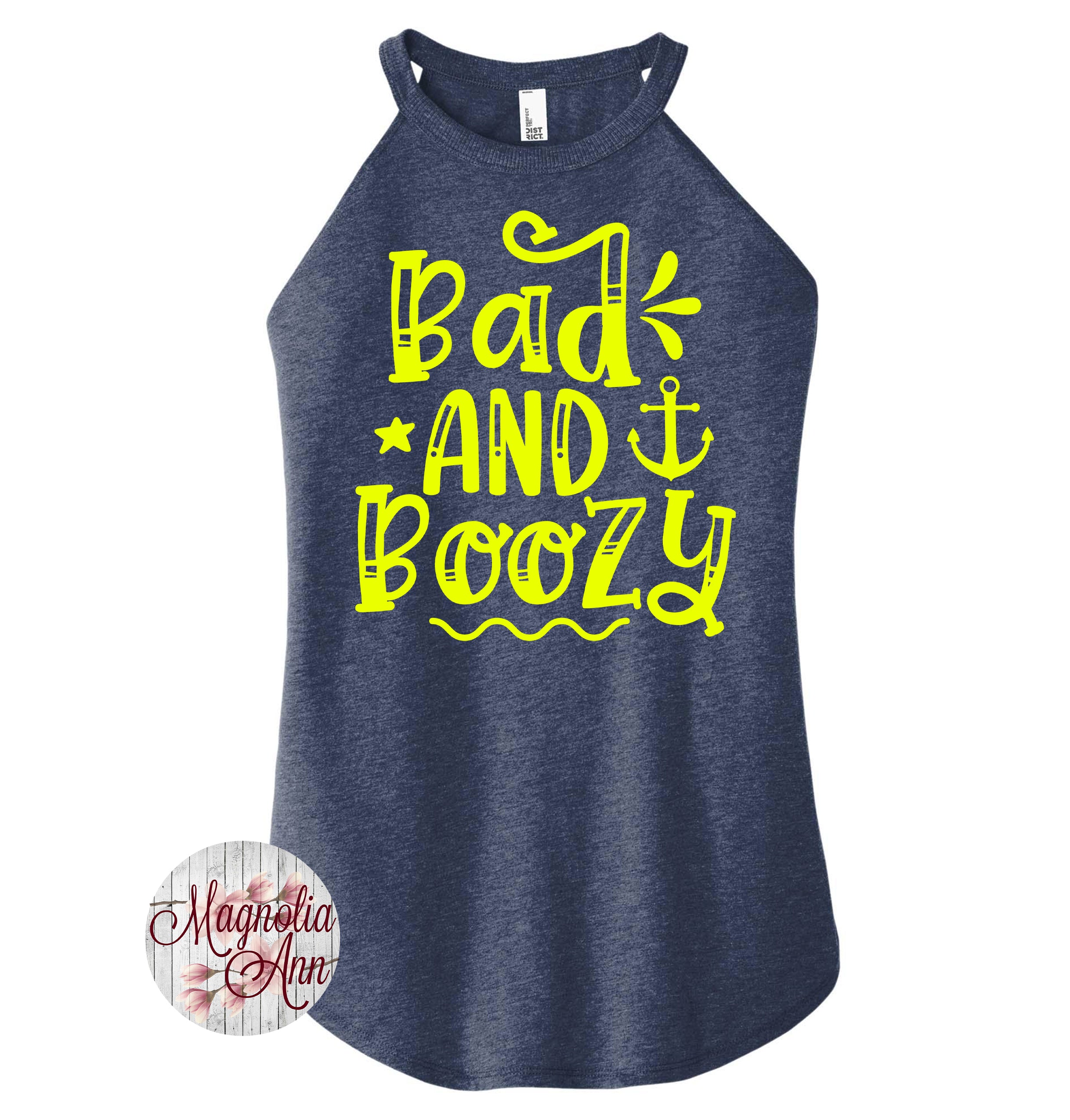 Bad and Boozy Cruise Rocker Tank Top