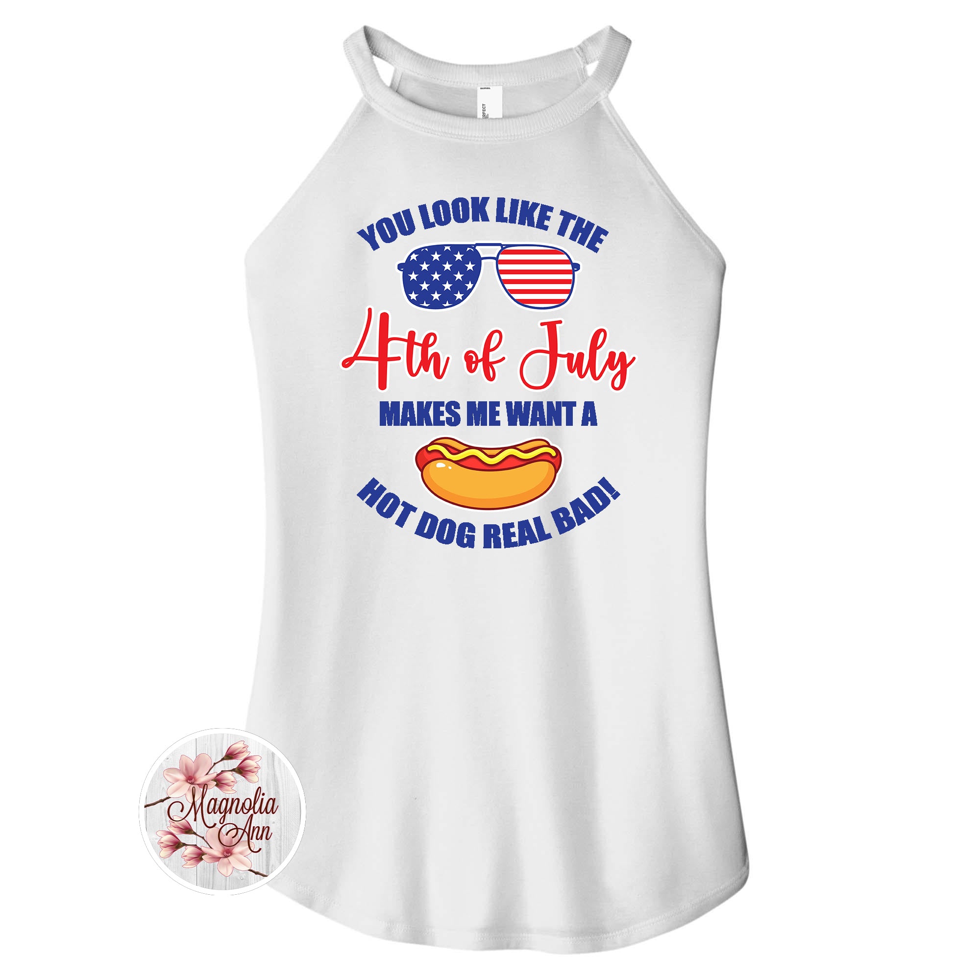 You Look Like The Fourth Of July Rocker Tank Top