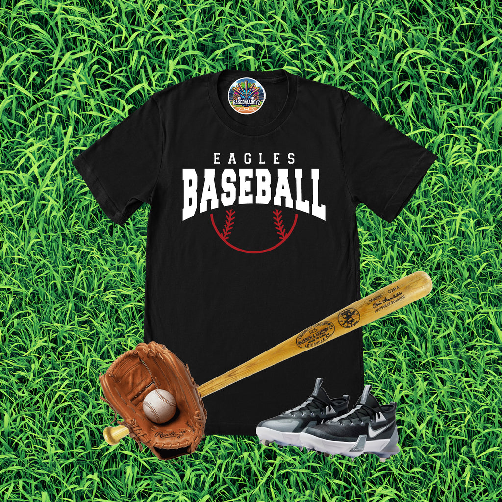 Eagles Baseball Team Graphic T-Shirt