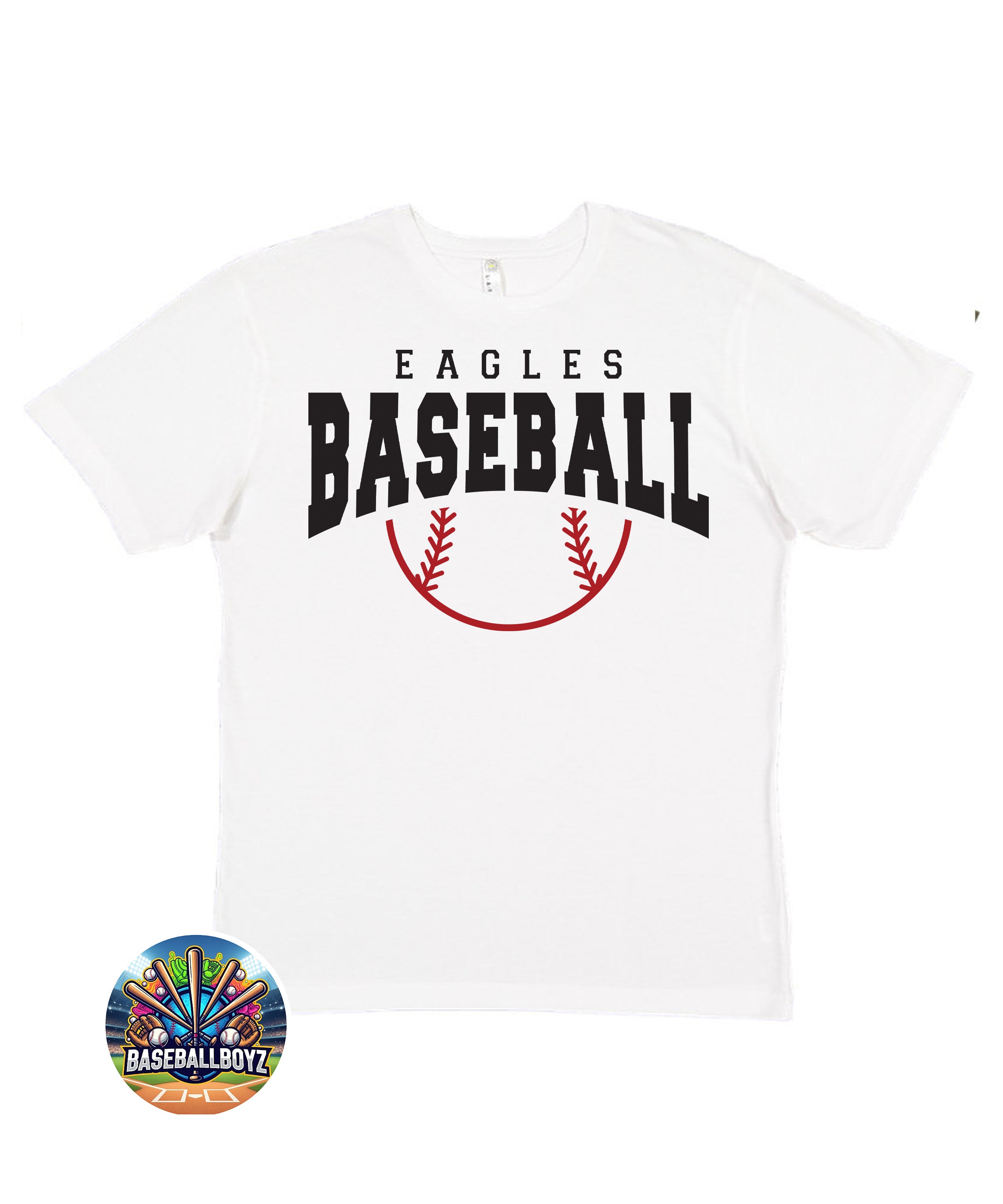 Eagles Baseball Team Graphic T-Shirt