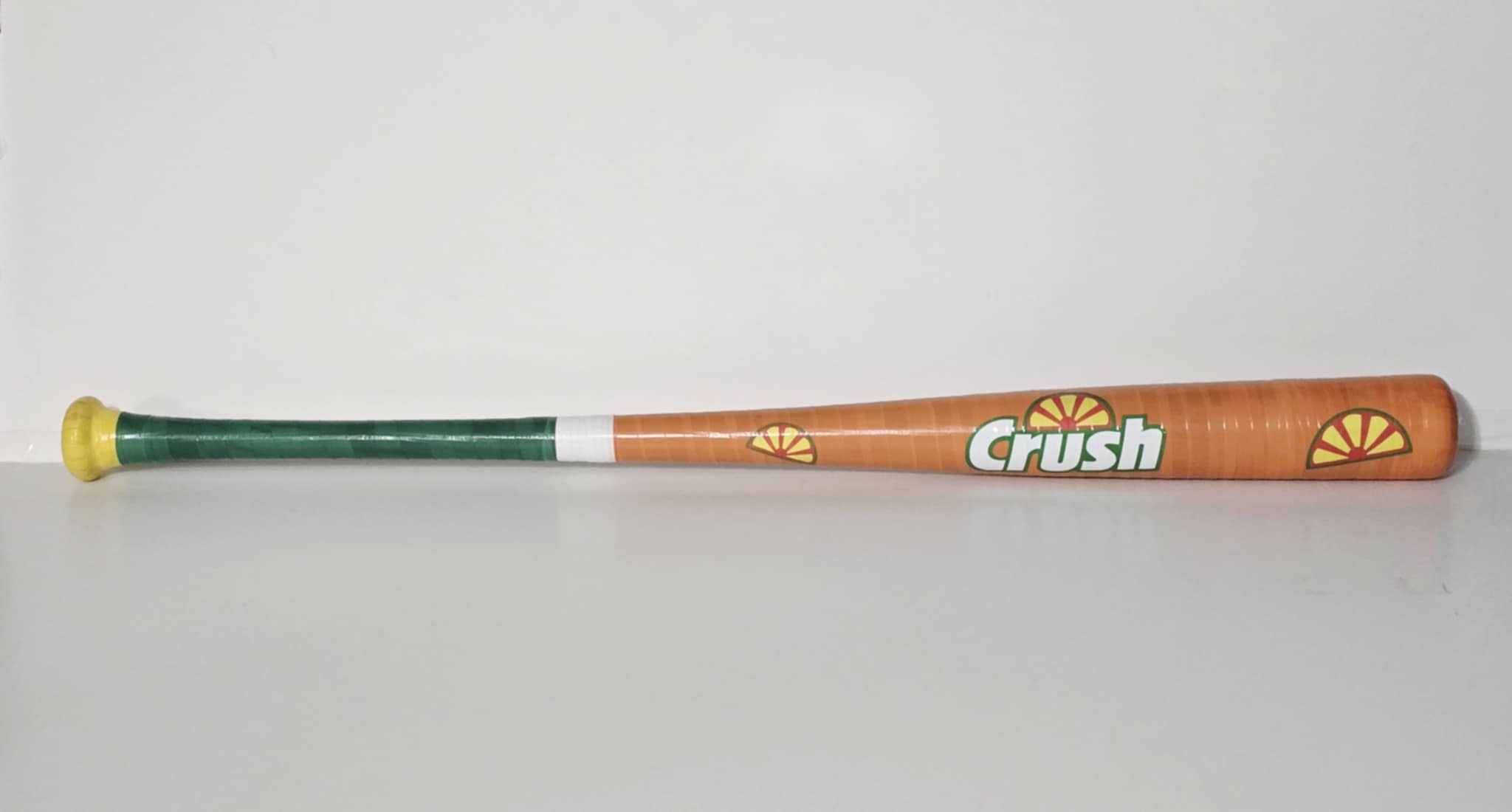 Orange Crush Plastic Baseball Bat