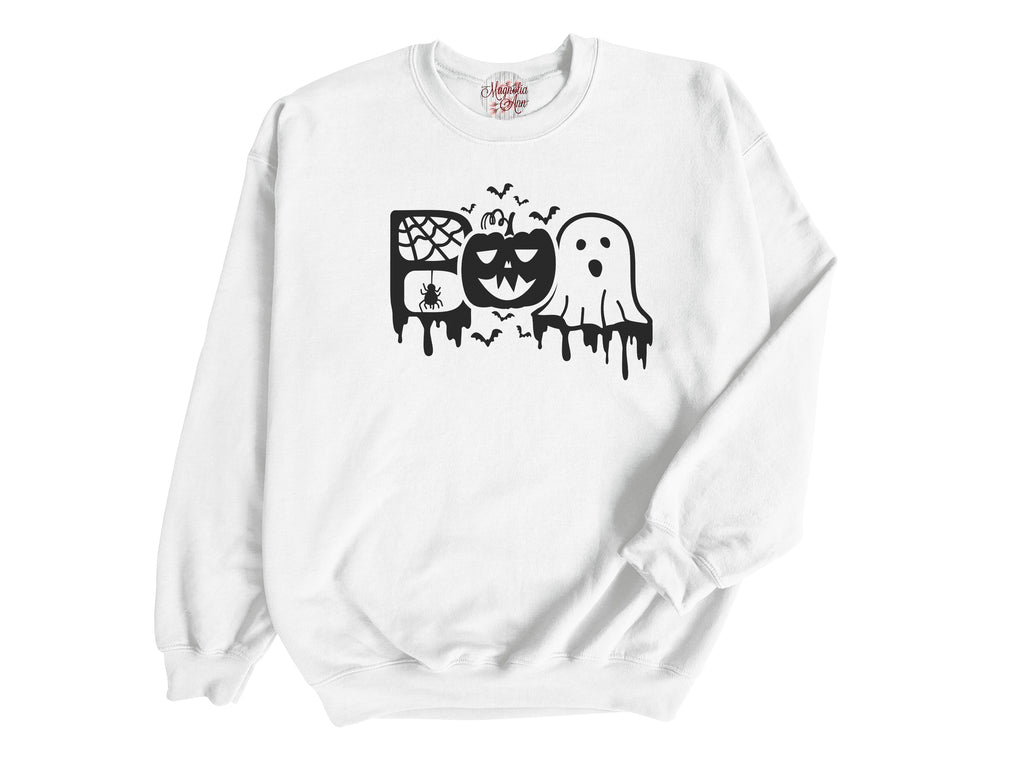 BOO Halloween Adult Pullover Sweatshirt
