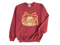 Grateful Velvet Pumpkin Pullover Sweatshirt