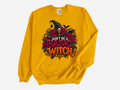 Don't Be a Basic Witch Velvet Halloween Pullover Sweatshirt