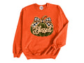 Blessed Velvet Pumpkin Pullover Sweatshirt