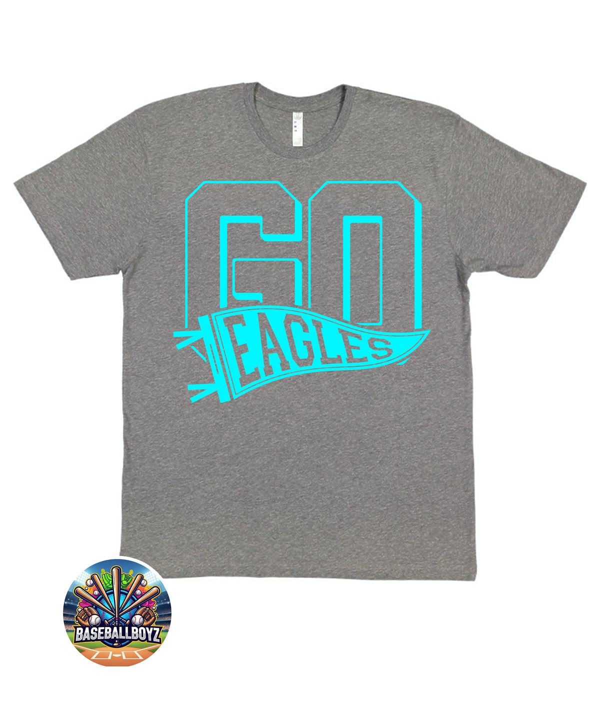 Go Eagles Pennant Flag Team Graphic T-Shirt