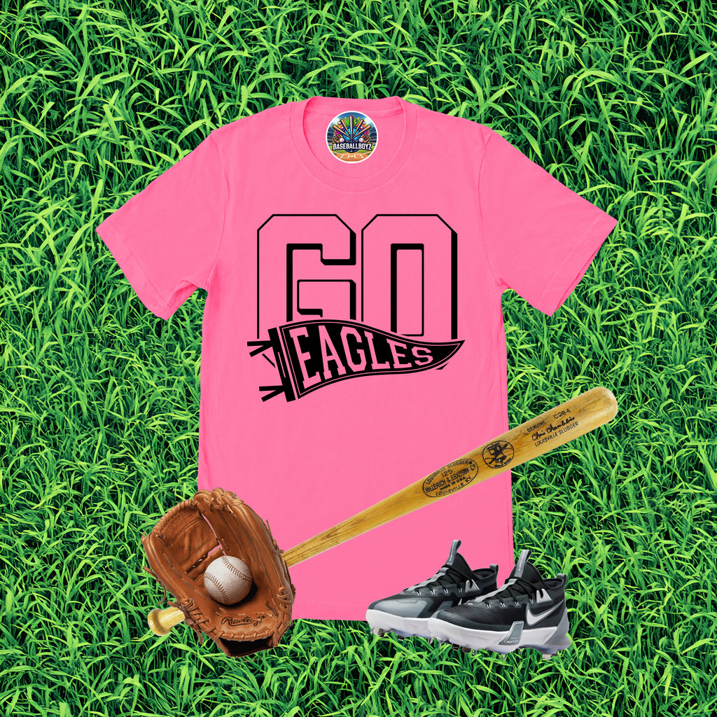Go Eagles Pennant Flag Team Graphic T-Shirt