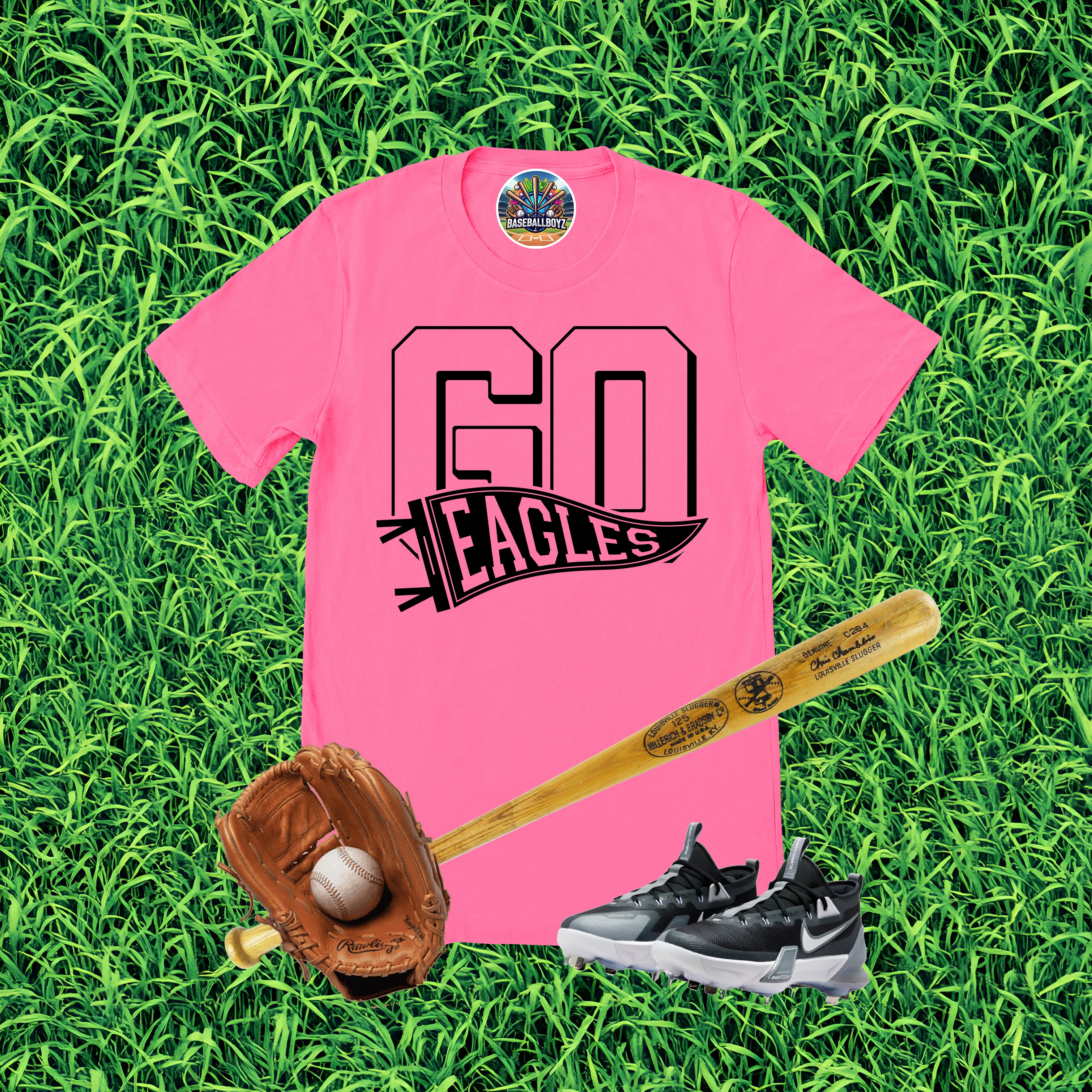 Go Eagles Pennant Flag Team Graphic T-Shirt