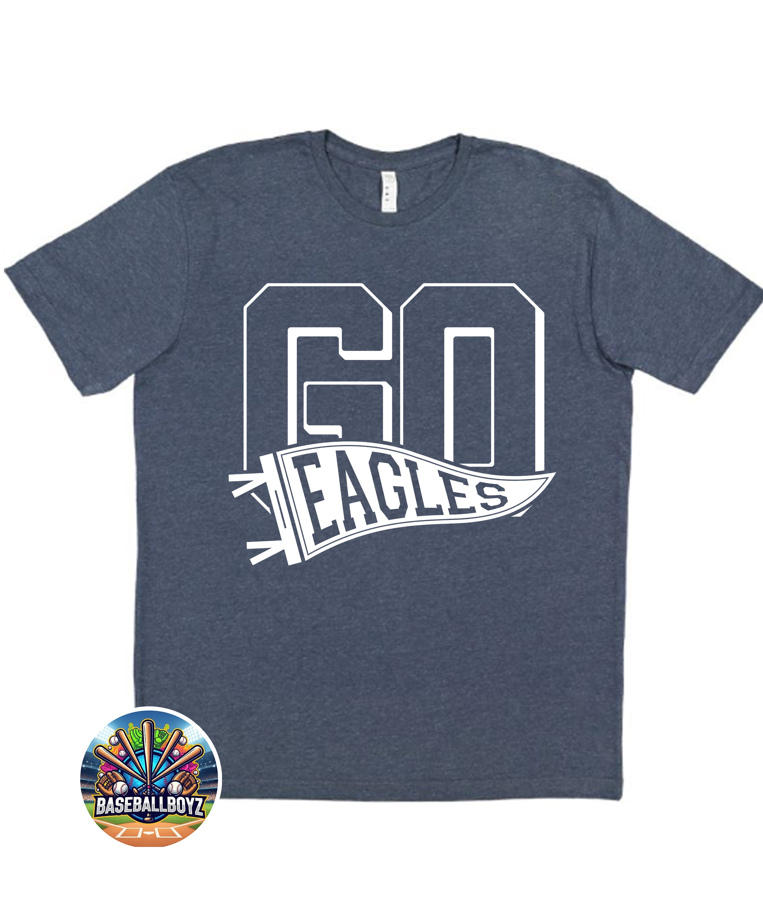 Go Eagles Pennant Flag Team Graphic T-Shirt
