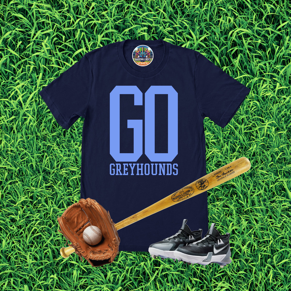 Go Greyhounds Team Graphic T-Shirt