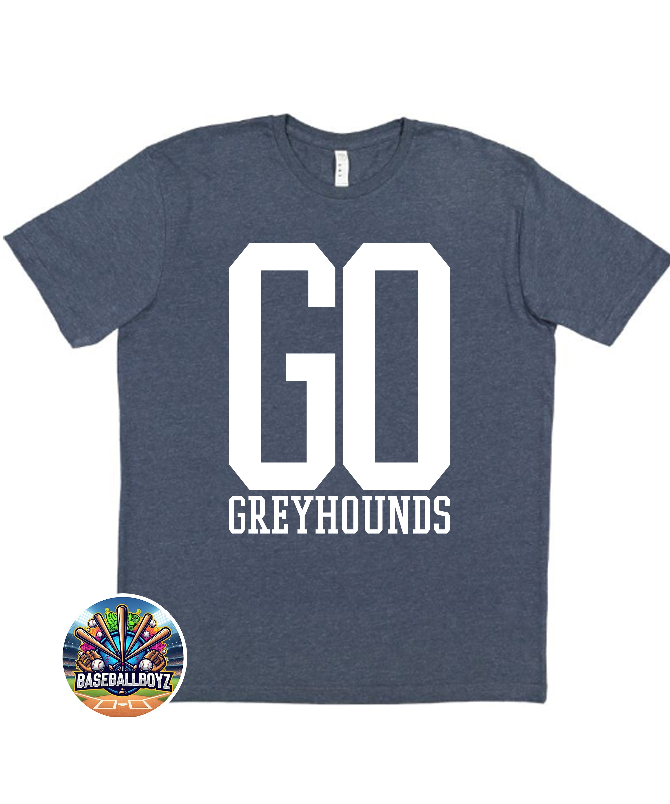 Go Greyhounds Team Graphic T-Shirt