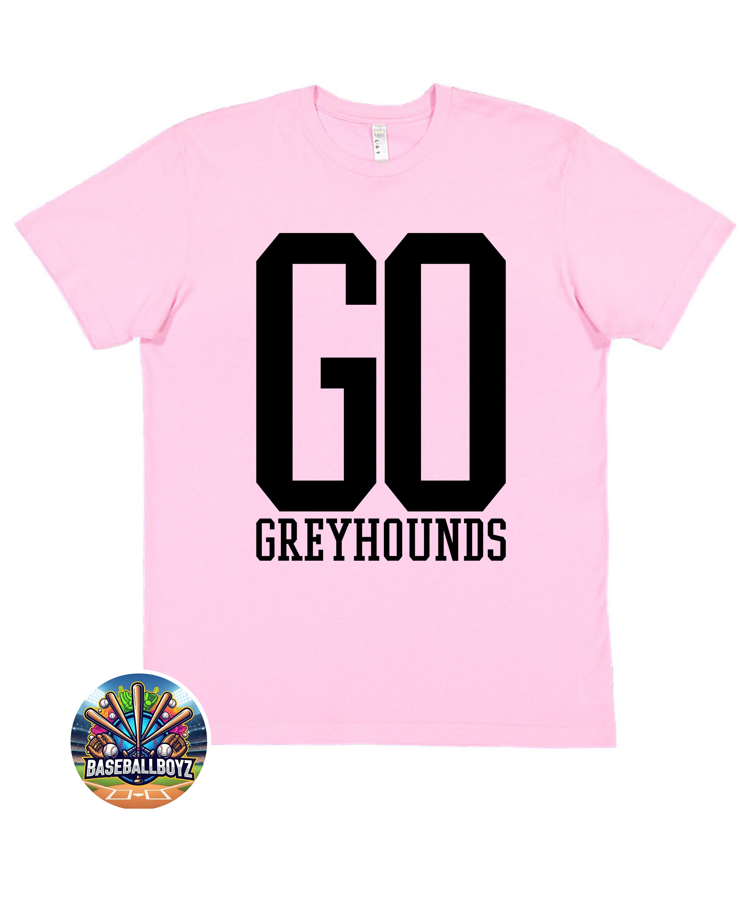 Go Greyhounds Team Graphic T-Shirt