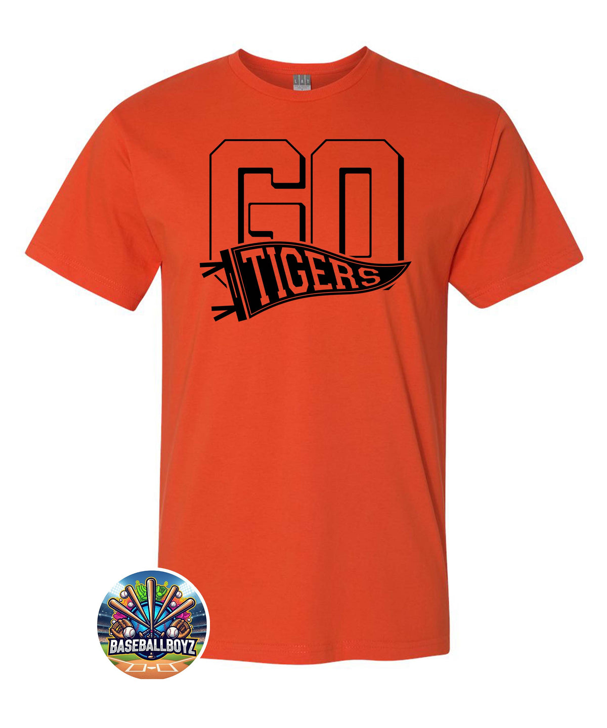 Go Tigers Pennant Flag Team Graphic T-Shirt