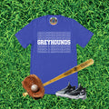Greyhounds Stacked Text Team Graphic T-Shirt