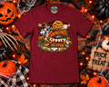 Swinging into Spooky Season Baseball Halloween Graphic T-Shirt
