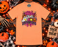 Glitter Ghouls & Grounders Softball Halloween Graphic T-Shirt