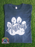Huskies Paw Team Graphic T-Shirt