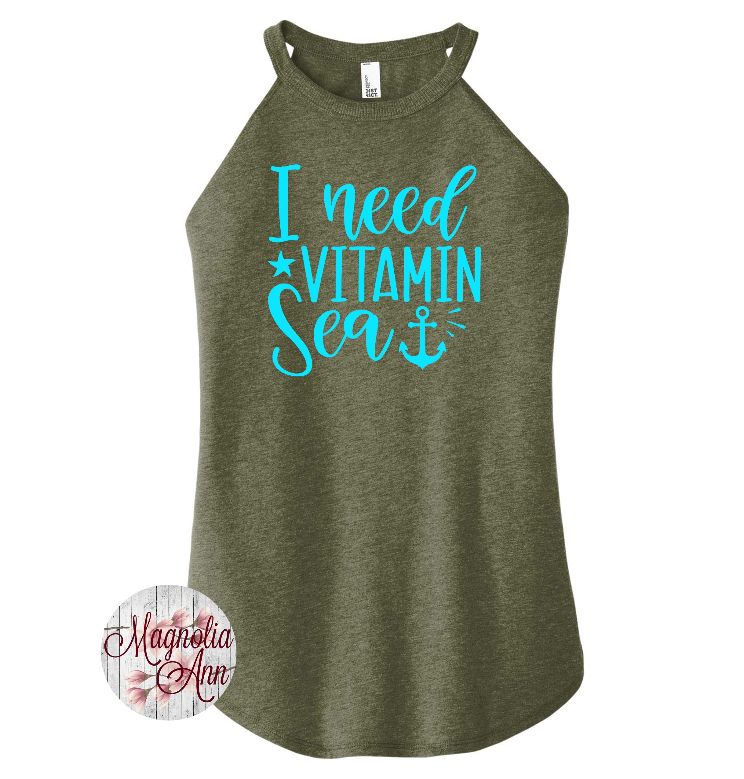 I Need Vitamin Sea Rocker Tank Top