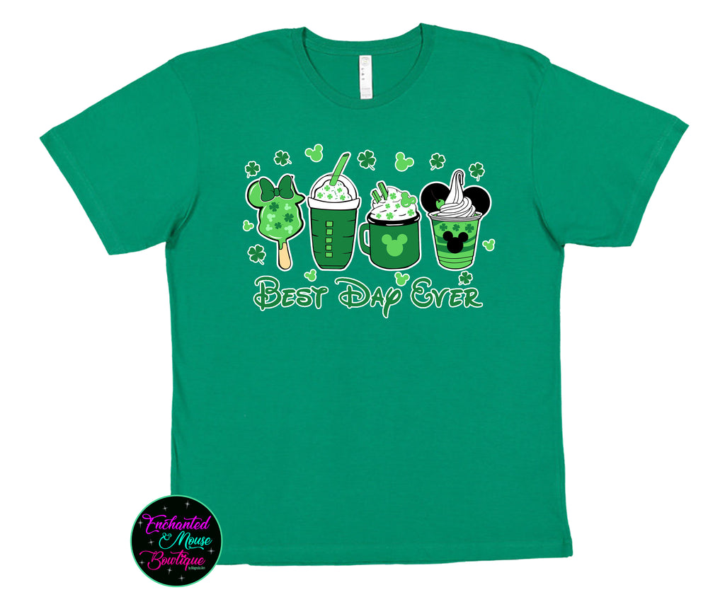 Best Day Ever Food/Drink St Patrick's Day T-Shirt
