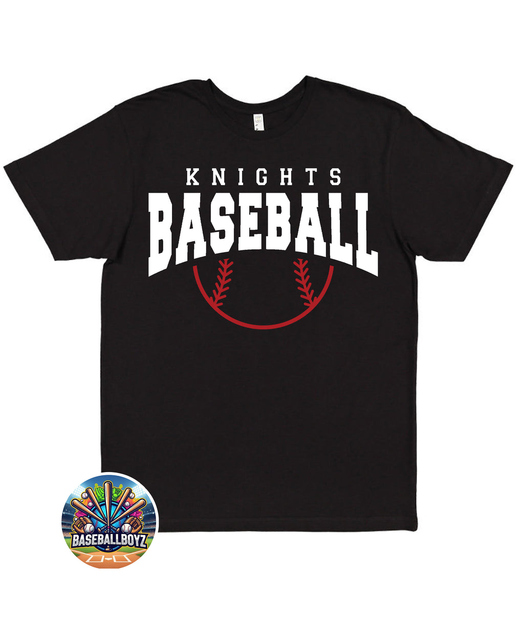 Knights Baseball Graphic T-Shirt