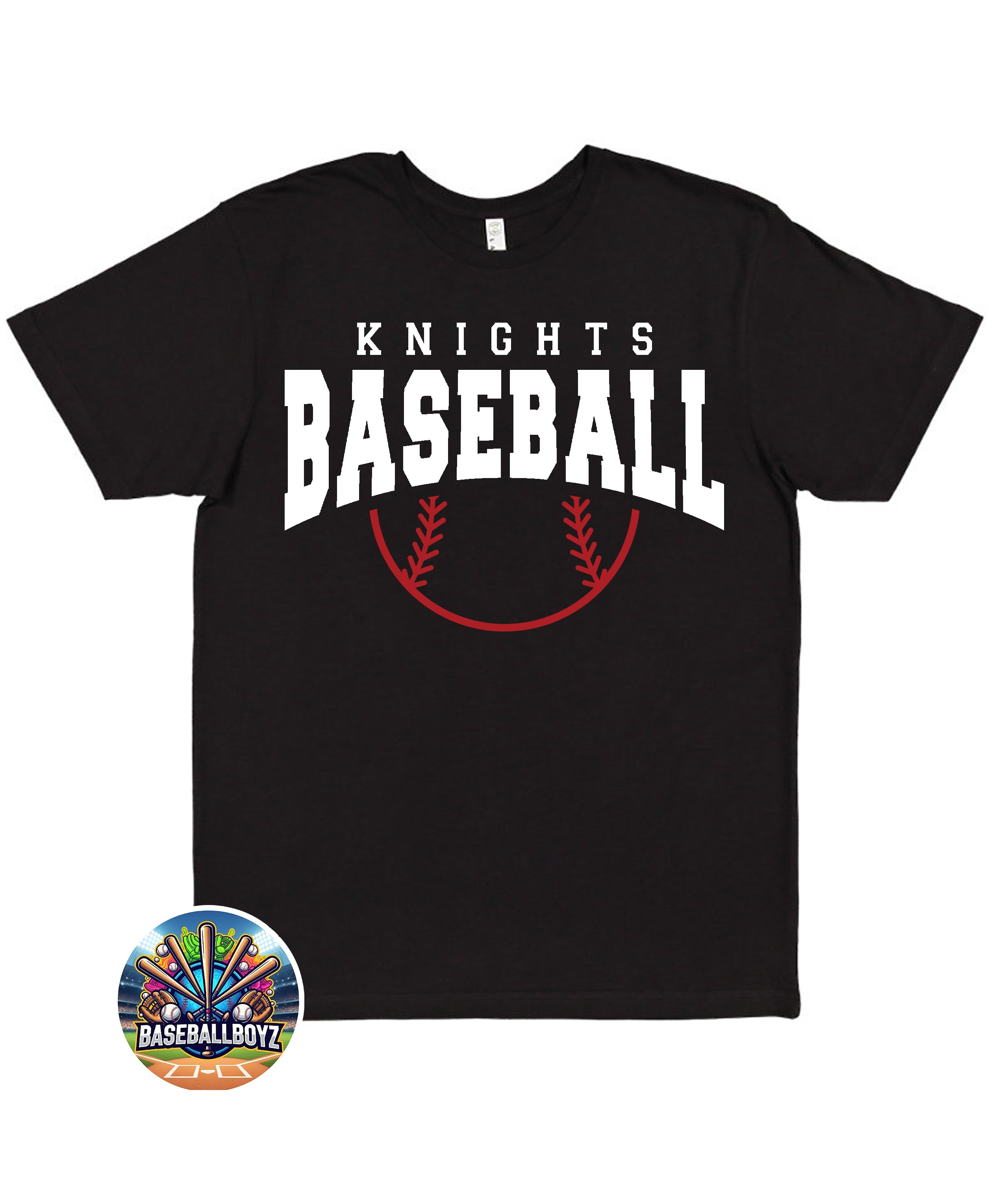 Knights Baseball Graphic T-Shirt