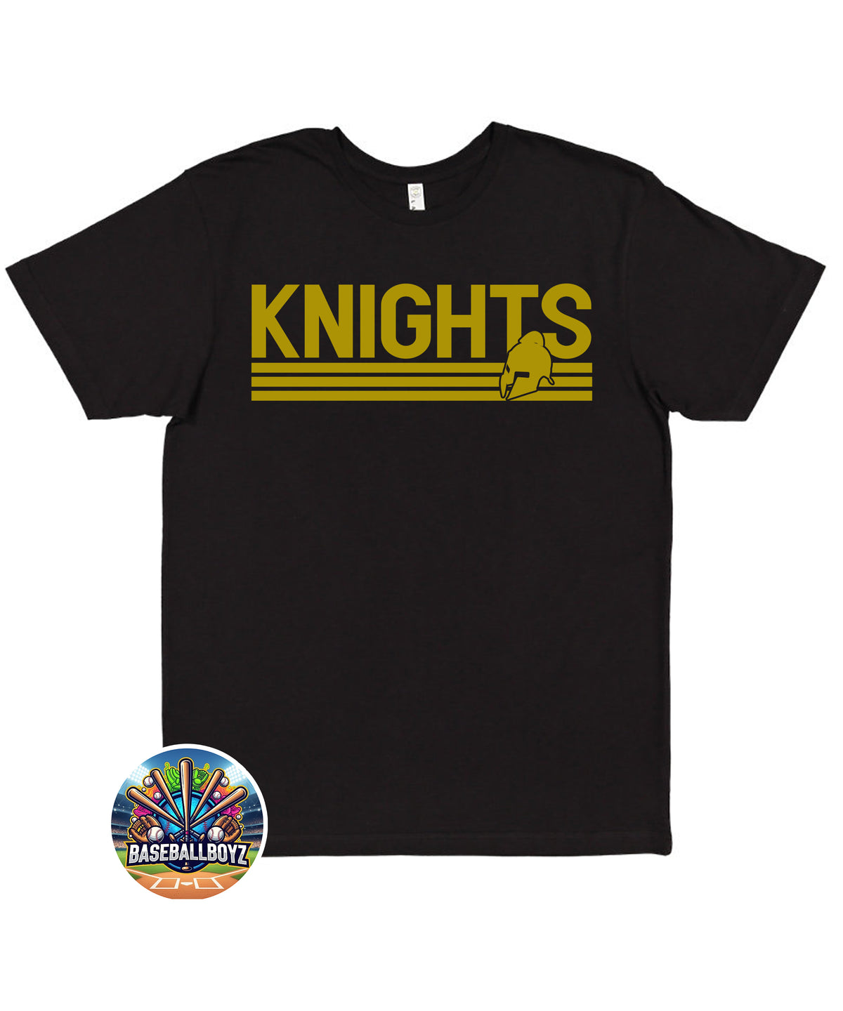 Knights Striped Team Graphic T-Shirt