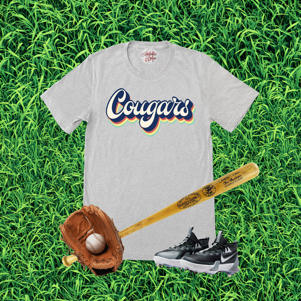 Cougars Retro Team Graphic T-Shirt