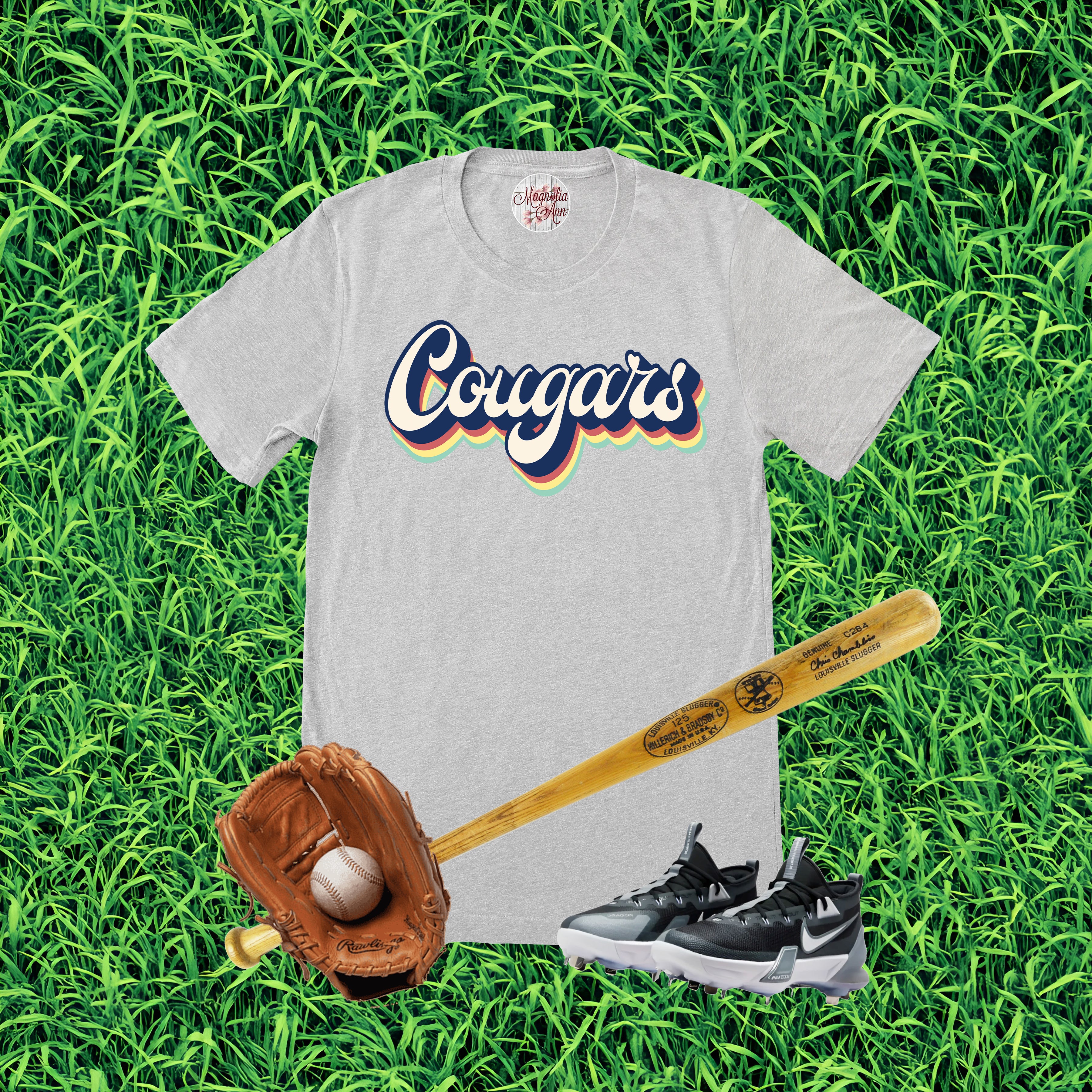 Cougars Retro Team Graphic T-Shirt