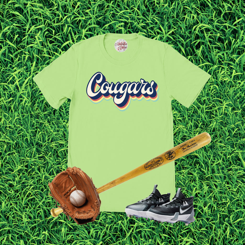 Cougars Retro Team Graphic T-Shirt
