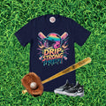 Drip Strong Baseball Graphic T-Shirt