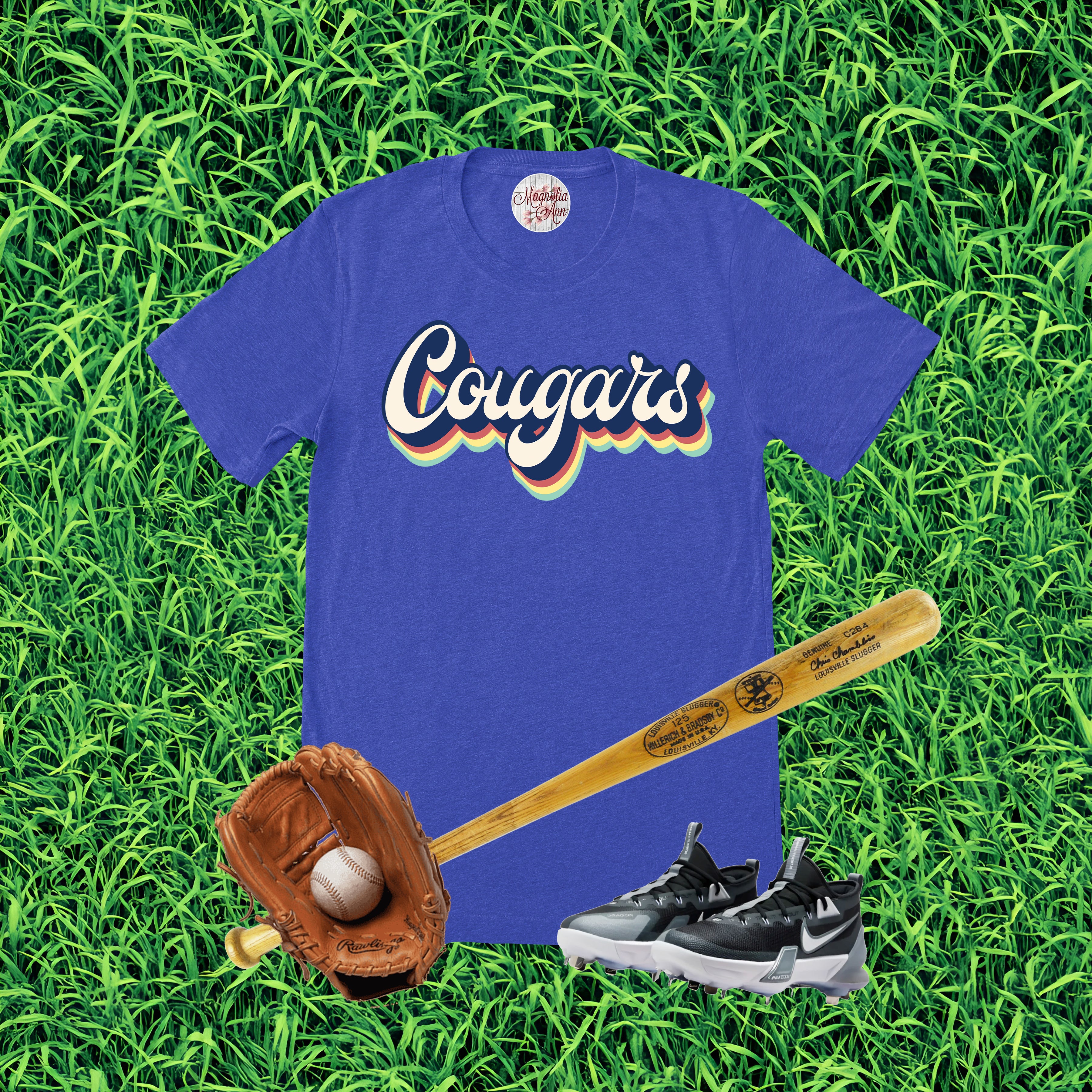 Cougars Retro Team Graphic T-Shirt