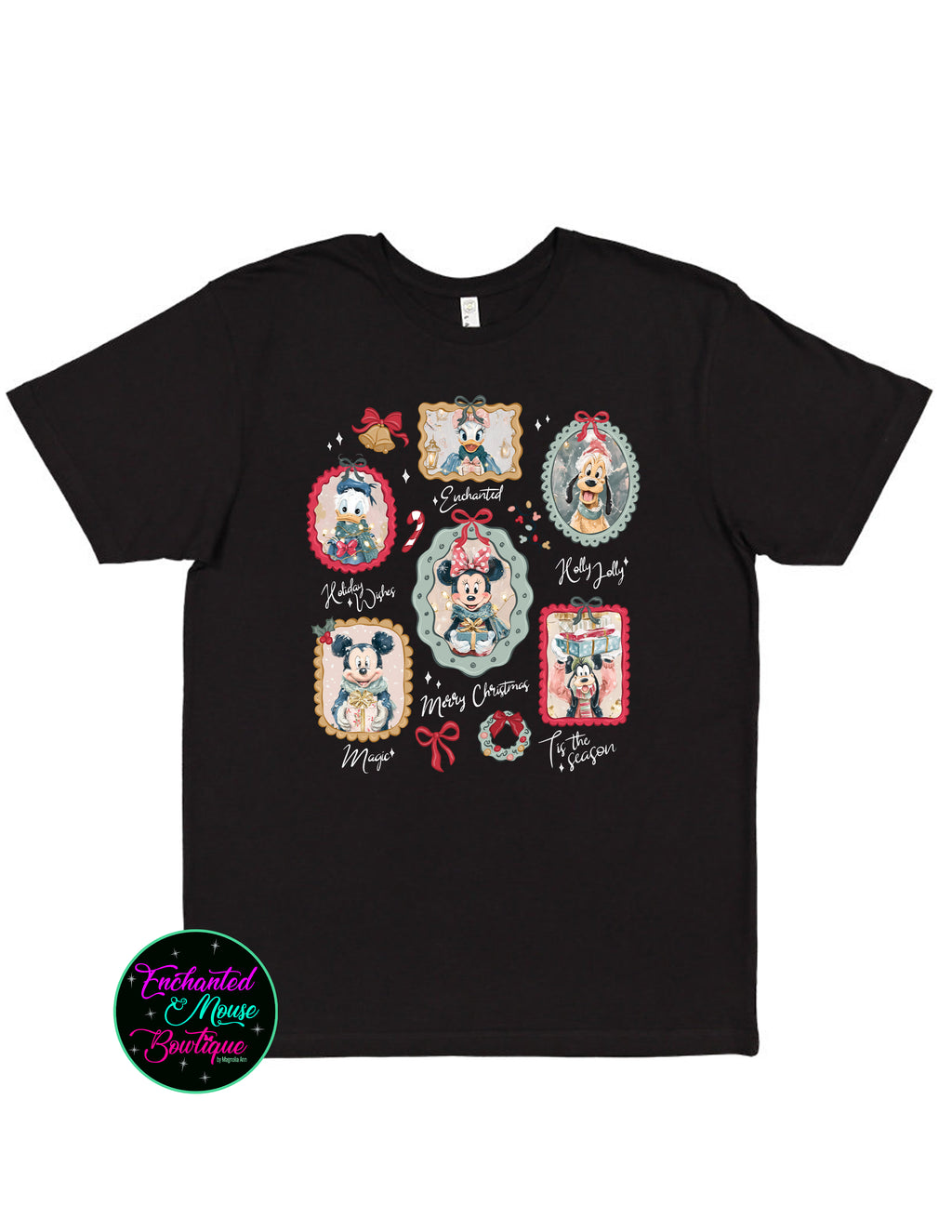 Mickey & Friends Christmas Frame T-Shirt